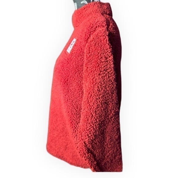Women's Crimson Alabama Crimson Tide Sherpa Quarter Zip Pullover Jacket - Picture 5 of 12